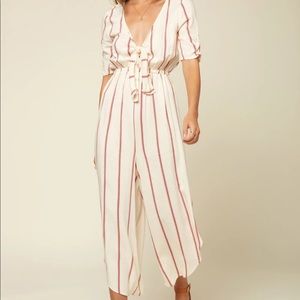 *NWT Wmns O’Neill striped jumpsuit size M